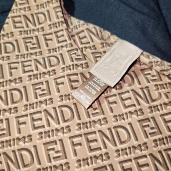 FENDI x SKIMS- High Neck Body Suit- PLUS SIZE - Picture 4 of 5